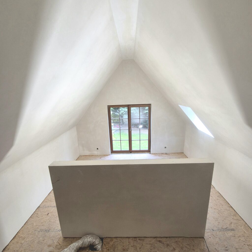pleisterwerken slaapkamer renovatie diksmuide